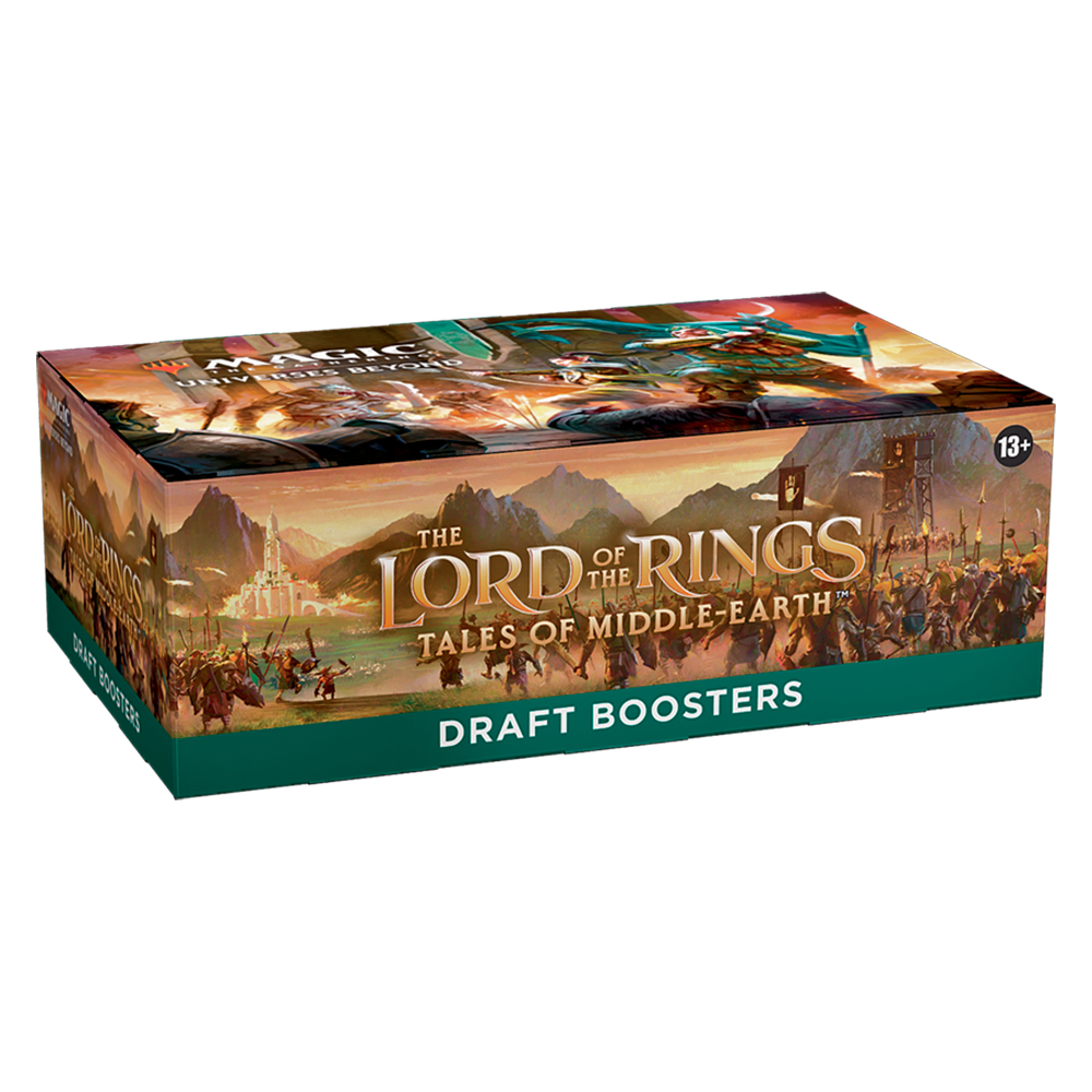 Magic: The Gathering The Lord of The Rings: Tales of Middle-Earth Draft  Booster Box - 36 Packs + 1 Box Topper Card