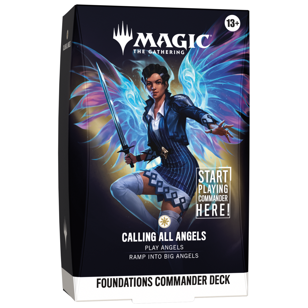 D70490000-1 - 1 Magic: The Gathering Foundations Commander Deck: Calling All Angels - Image 1