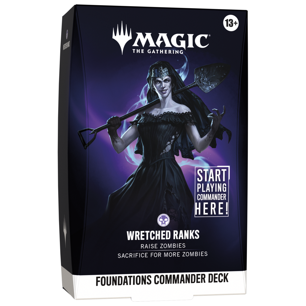 D70490000-3 - 1 Magic: The Gathering Foundations Commander Deck: Wretched Ranks - Image 1
