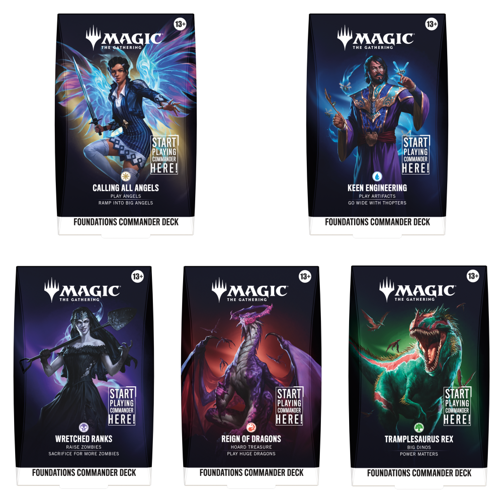 D70490000 Magic: The Gathering Foundations Commander Deck: Set - Image 1